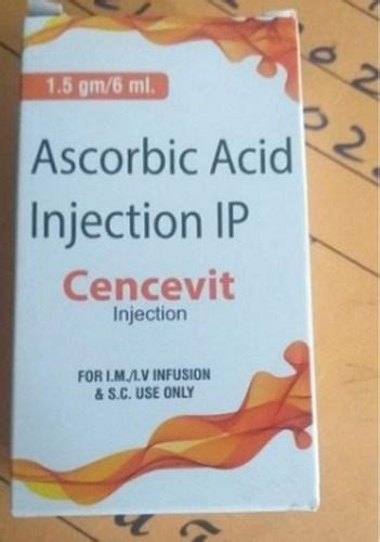 Liquid Ascorbic Acid Injection Ip Cencevit At Best Price In Dehradun