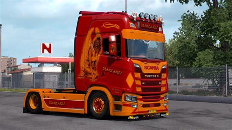 Scania S Next Gen Orange Angel Skin V X Gamesmods Net Fs