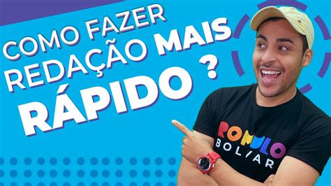 Como Fazer Reda O Mais R Pido Prof Romulo Bolivar Youtube