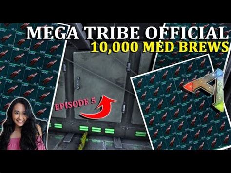 10000 Medical Brews Mega Tribe Survival Official PvP Server Ark