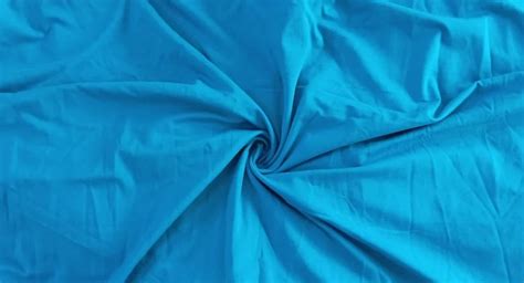 4 Way Cotton Lycra Knitted Jersey Fabrics Turquoise Blue At Rs 510 Kg