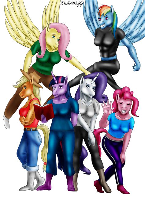 MLP - Mane 6 by LukeWolfy on DeviantArt