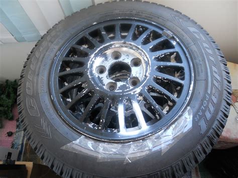 Покраска литья(зимний вариант) — Nissan Tino, 1,8 л, 2002 года ...