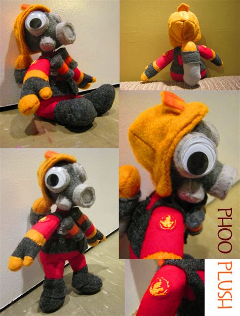 Team Fortress 2 Pyro Plushie By Phooanimates On Deviantart