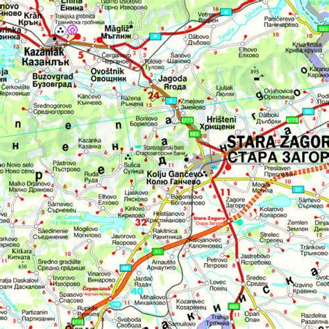 Road map of Bulgaria – map.hu/en