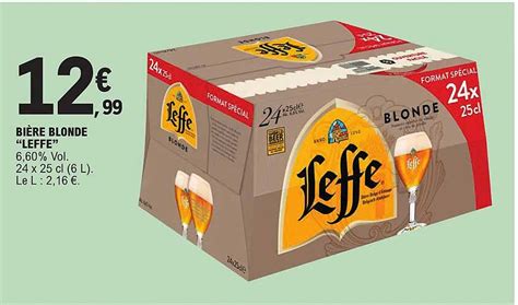 Promo Bi Re Blonde Leffe Chez E Leclerc Express Icatalogue Fr