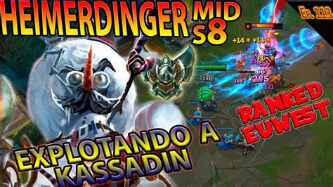 Heimerdinger Mid S Explotando A Kassadin Ranked Platino