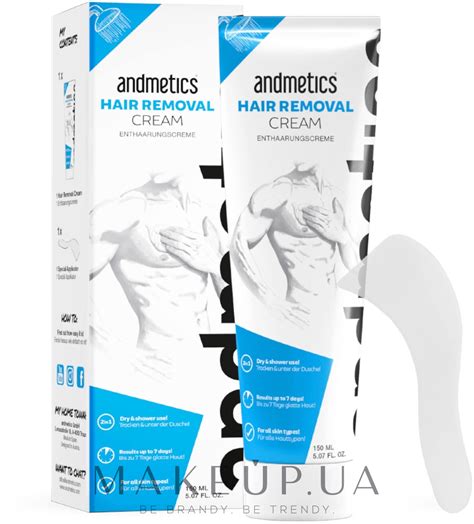 Andmetics Hair Removal Cream Men - Мужской крем для депиляции тела ...