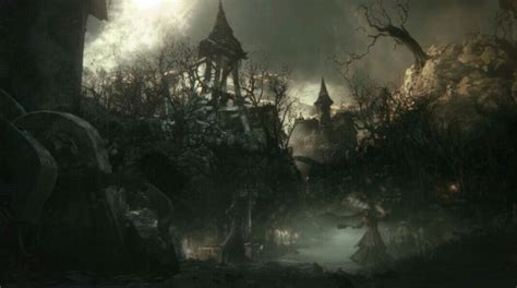 Bloodborne Hemwick Charnel Lane Bloodborne Concept Art Bloodborne