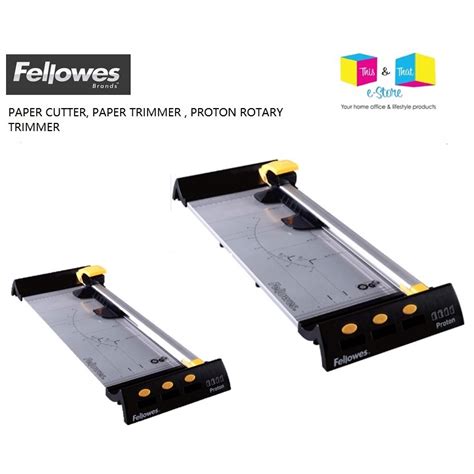 Fellowes Paper Cutter Paper Trimmer Proton Rotary Trimmer A4 And A3 Shopee Singapore