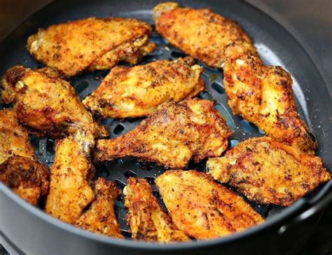 Ninja Air Fryer Fried Chicken Wings Recipe Dr Davinahs Eats