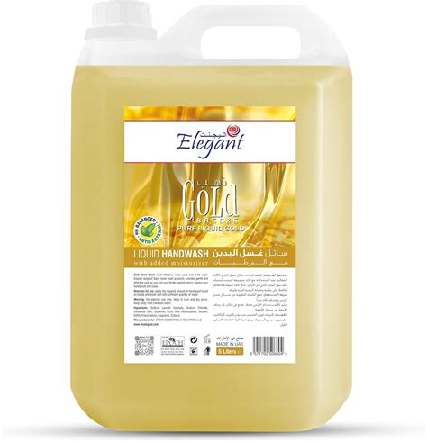 Elegant Hand Wash Liquid Refill Liter Glorious Gold Effective