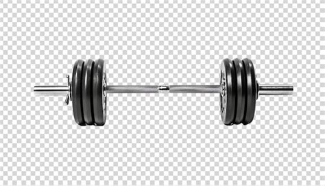 Premium Psd Dumbbell Isolated On Transparent Background