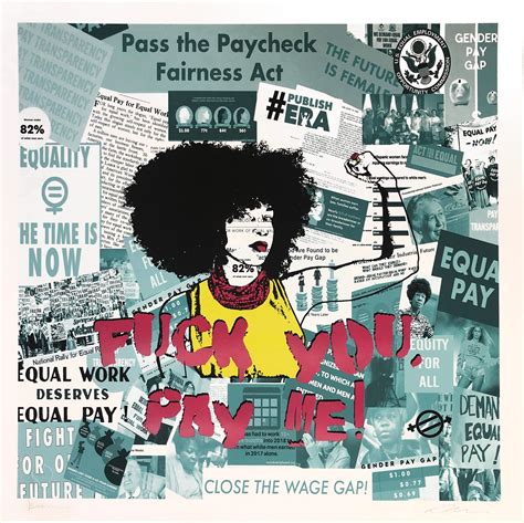 Amy Smith Fuck You Pay Me Contemporary POP Street Art Print For Equal Pay At StDibs