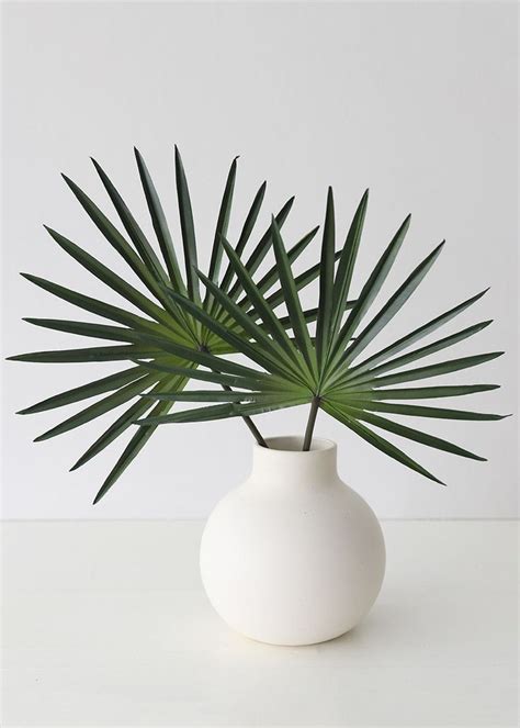 Fake Fan Palm Tropical Leaf Palm Leaf Decor Tropical Leaf