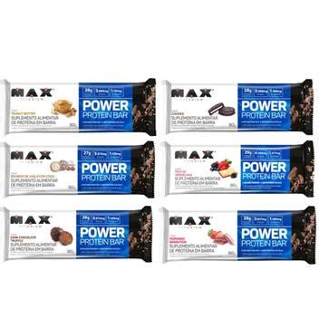 Caixa de barras de Proteína Power Protein Bar 8 un 90g cada