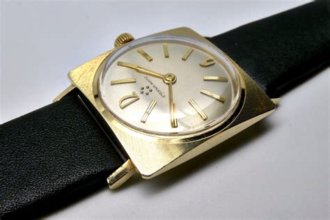 1940s Eterna Matic Mens Vintage Watch Solid 14k Gold Vintage