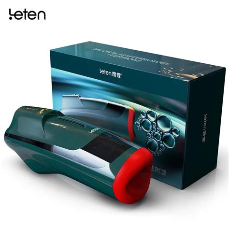 Leten New Blowjob Cup Automatic Telescopic Piston Male Vagina