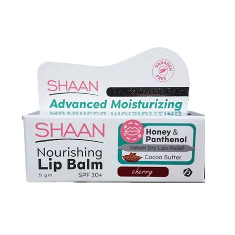 Shaan Lip Balm Spf30 Cherry 5gm Tay Pharmacies