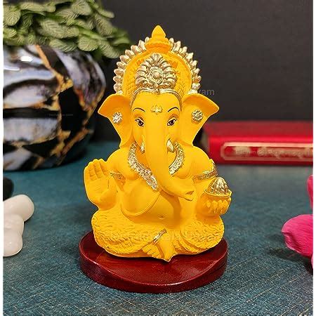 Buy Gold Art India Gold Plated Satin Ganesha Vinayaka Vinayagar