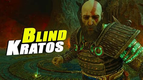 Blind Kratos GNA GMGOW God Of War Ragnarok YouTube