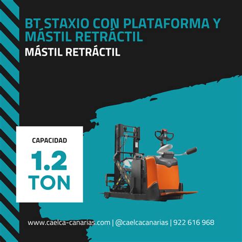 Bt Staxio Con Plataforma Y M Stil Retr Ctil Carretillas Elevadoras De