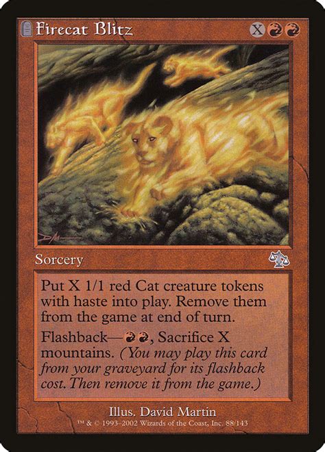 Firecat Blitz · Judgment (JUD) #88 · Scryfall Magic The Gathering Search