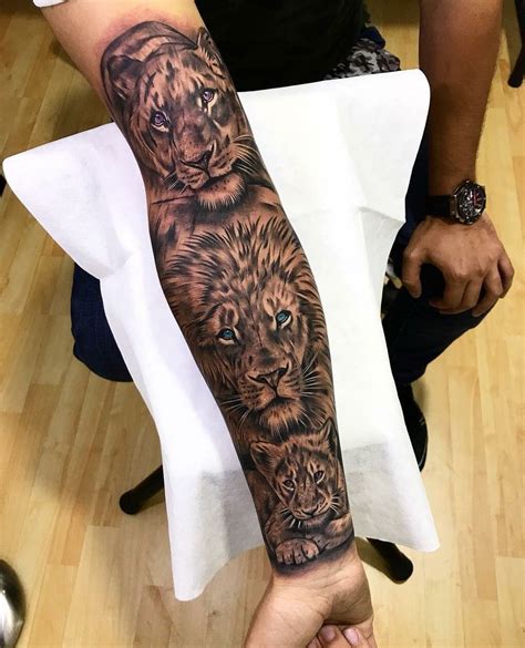 Lista Foto Tatuaje De Familia De Leones Cena Hermosa