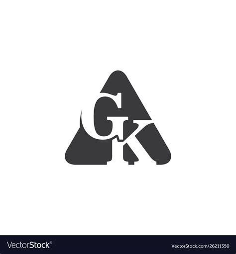 Initials logo template Royalty Free Vector Image