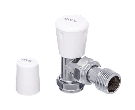 15mm Angled Manual Radiator Valve