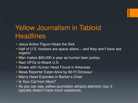 Ppt Yellow Journalism Powerpoint Presentation Free Download Id 3079640