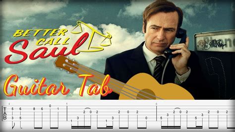 Guitar Tab Better Call Saul Intro Theme Youtube