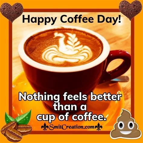 Happy Coffee Day Quote - SmitCreation.com