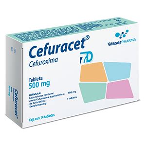 CEFURACET 7D 500MG C 14 TAB Emerita Farmacias