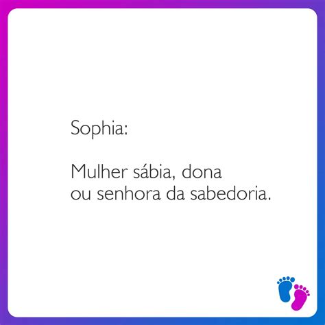 Significado Do Nome Sophia