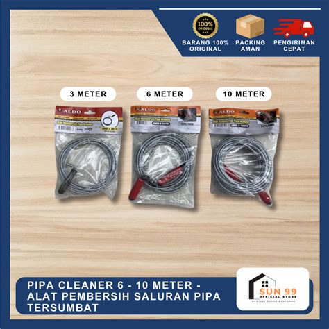 Jual Pipa Cleaner 6 10 Meter Alat Pembersih Saluran Pipa Tersumbat