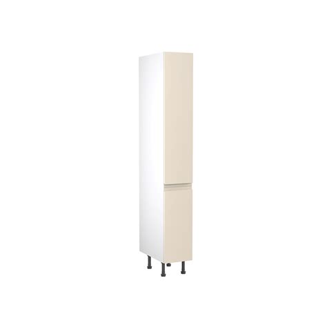 J Pull Gloss Cashmere Pull Swing Larder Cabinet Flatpack