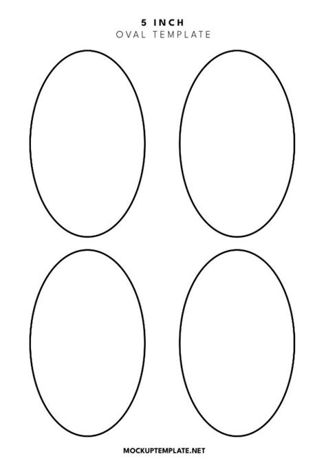 Best Free Printable Oval Templates Pdf Word