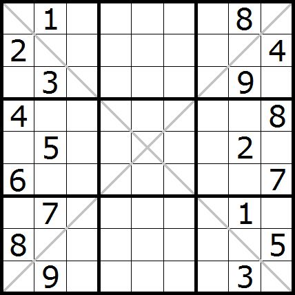 Para's Puzzle Site: Daily League Sudoku #22: Diagonal Sudoku