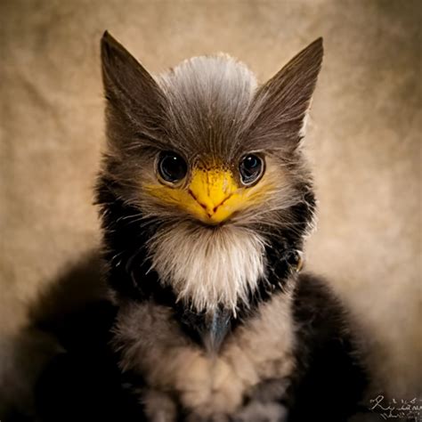 Professional Photo Of A Eagle Cat Hybrid Midjourney