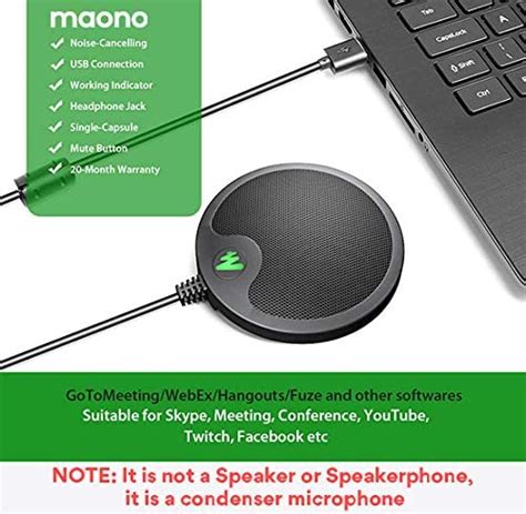 Maono AU-BM10 USB Conference Boundary Microphone - ProGear Cambodia