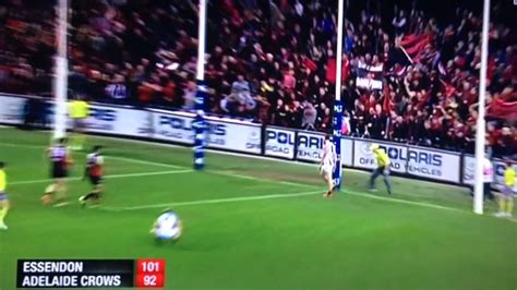 Last Seconds Essendon Vs Adelaide Crows Round Youtube