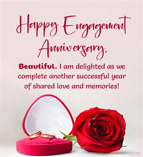 Engagement Anniversary Wishes To Wife Wishesmsg