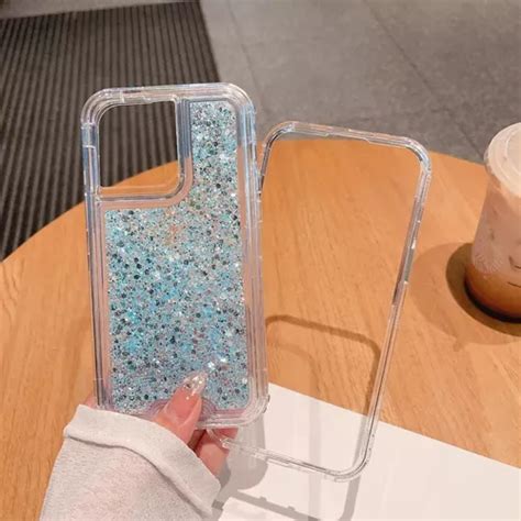 Funda Uso Rudo En Brillos Para Motorola Samsung Oppo Meses Sin