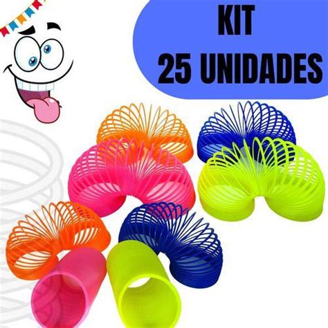 25 Mola Maluca Grande Brinquedo Prenda Kit Festa Atacado Mola Maluca