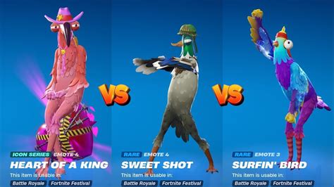 Fortnite New Birds Of A Feather Skins Dance Battle Trending Youtube