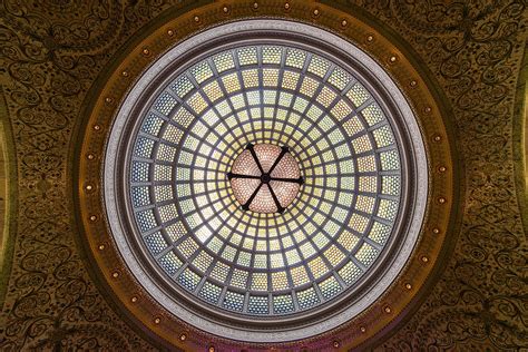 Tiffany Dome in Chicago Cultural Center Photograph by Steve Gadomski ...