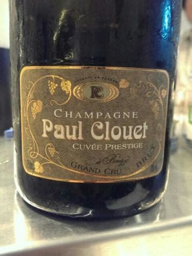 Paul Clouet Cuvée Prestige Brut Champagne Grand Cru Bouzy Vivino US