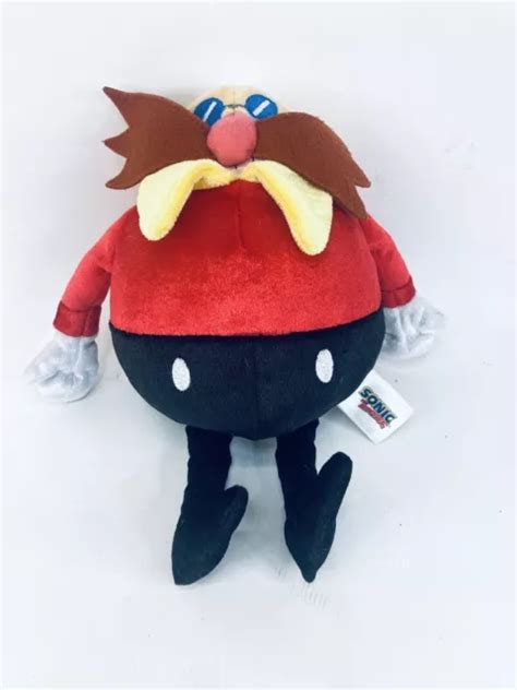 TOMY 25TH ANNIVERSARY Sonic The Hedgehog Eggman Plush Metallic Shiny 8