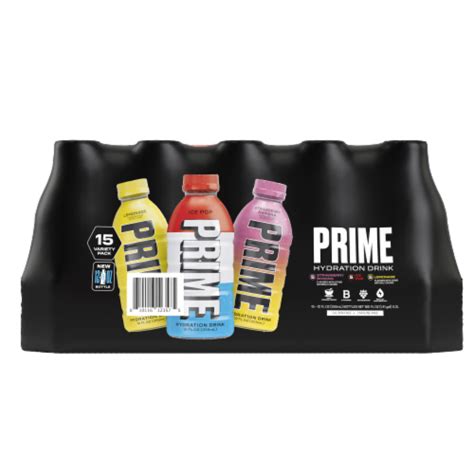 Prime Hydration Drink Variety Pack 15 Bottles 12 Fl Oz Kroger